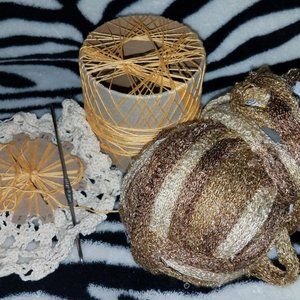 Crochet Tool, Needle and Yarn Bundle